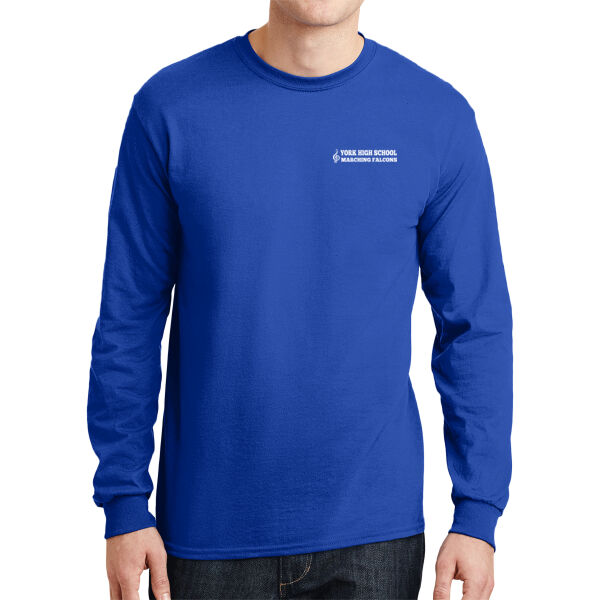 Unisex/Mens 50/50 Blend Long Sleeve T-Shirt Thumbnail